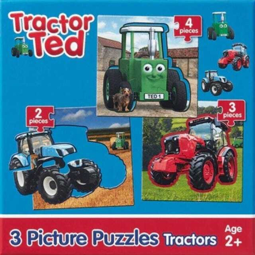 Tractor Ted 3 Picture Puzzles Tractors