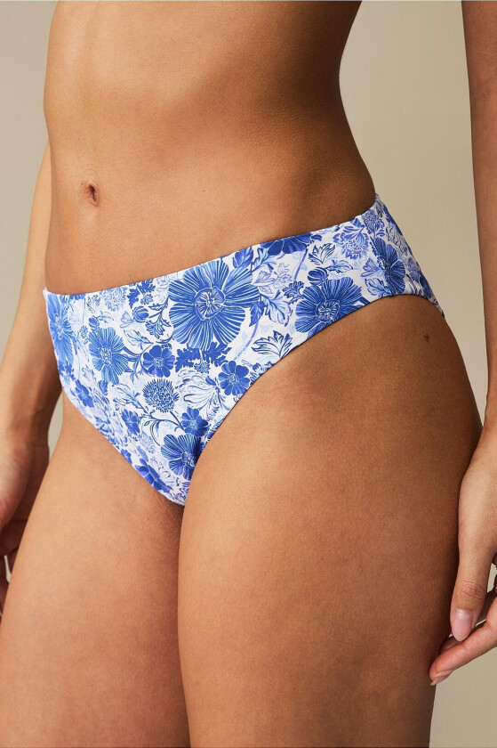 Freya Midi bikinioverdel - Blå