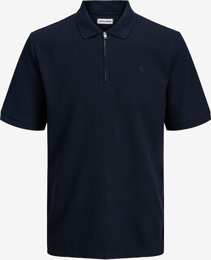 Pologenser jjeAustin Zip Polo SS - Blå