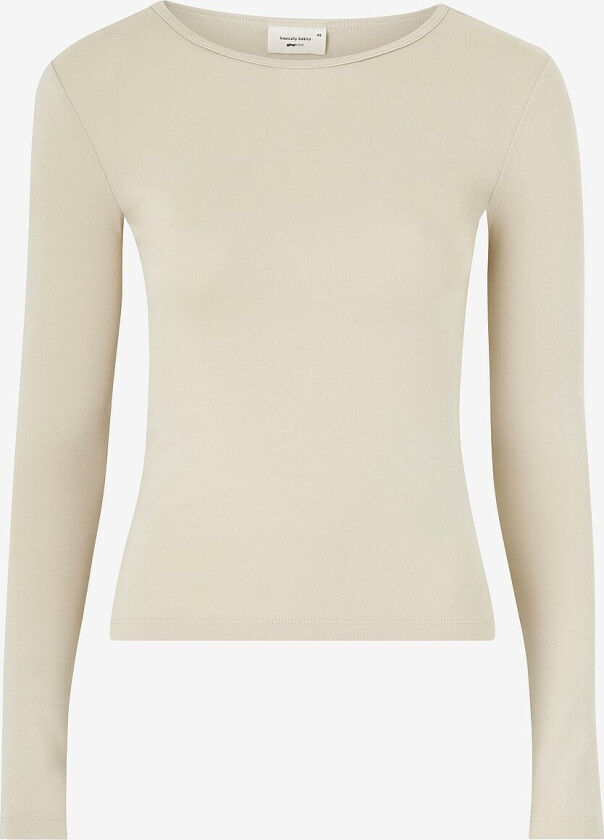 Topp Basic Long Sleeve Top - Beige