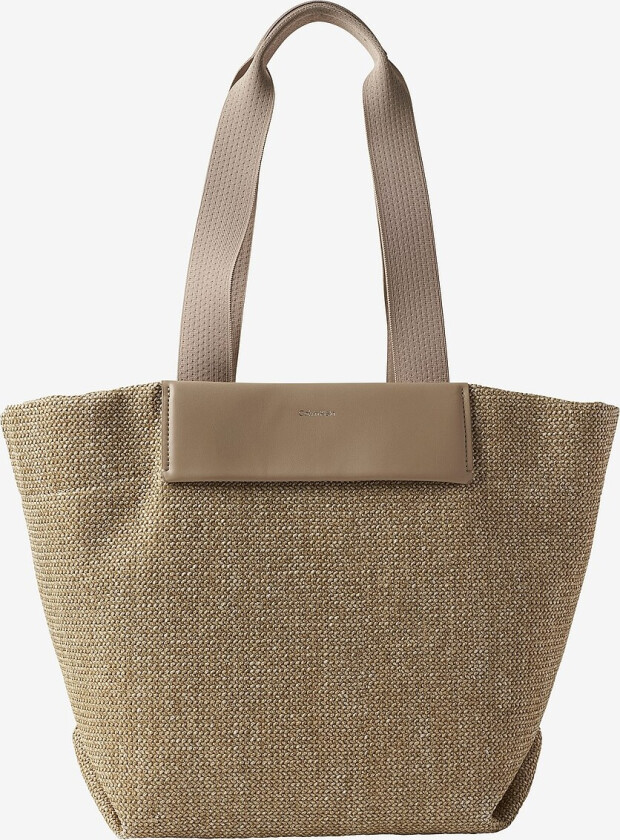 Vesken CK Raffia Medium Shopper - Brun