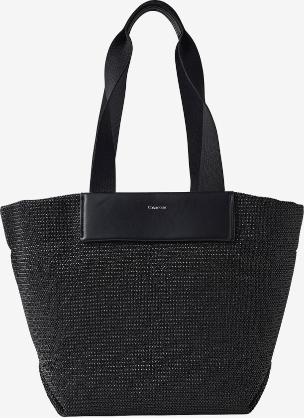 Vesken CK Raffia Medium Shopper - Svart