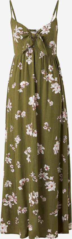 Maxikjole jdyTori Life S/L Maxi Dress Wvn - Grønn