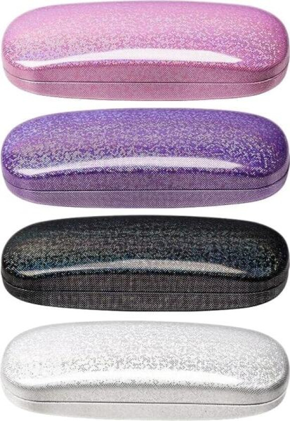 (4 stk) Brilleetui, Unisex Hard Shell Brilleetui Beskyttelse