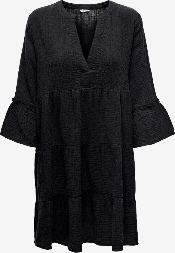 Kjole carThyra Life Peplon Dress Wvn - Svart