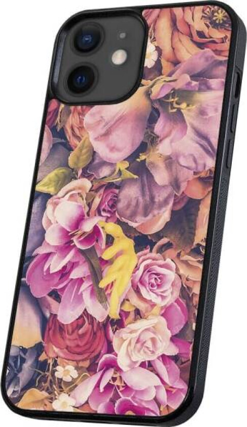 iPhone 12/12 Pro - Deksel/Mobildeksel Roser Multicolor