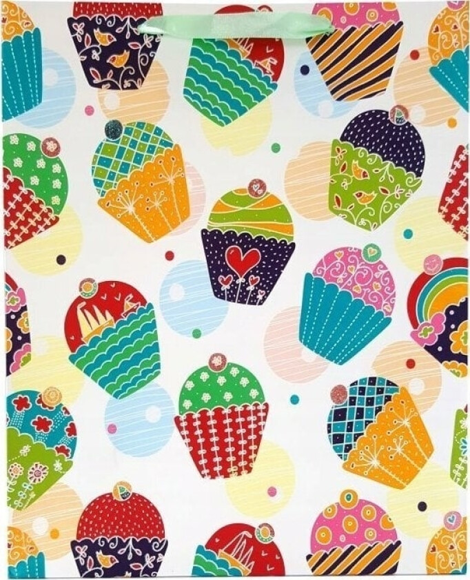Ju-Piter Gavepose Cupcakes 1363C 18X23x10cm P12, Pris For 1 Stk.