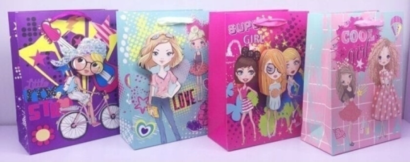 Ju-Piter Gavepose, 3D Havfrue 9008C 17,5X23,5X8cm P12, Pris For 1 Stk.