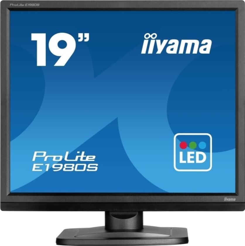 Prolite E1980s-B1, 48,3 Cm (19"), 1280 X 1024 Pixlar, Vga, Led, 3 Ms, Svart