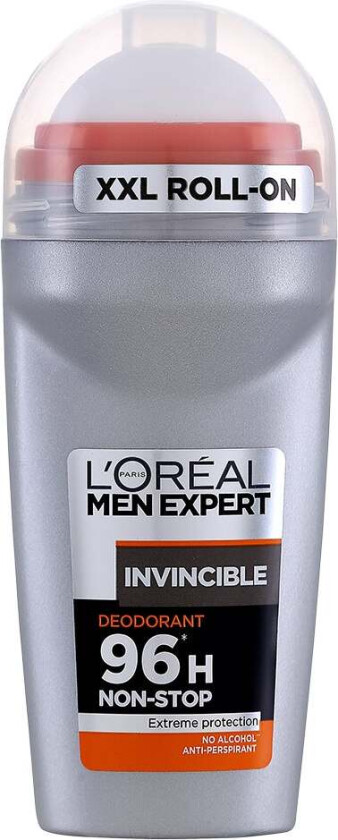 Men Expert Invincible 96 Hours Roll-On Deodorant, 50 ml  Herredeodorant