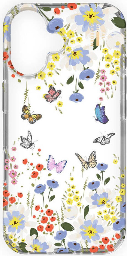 iDeal Of Sweden iPhone 16 Clear Case - Artistic Garden