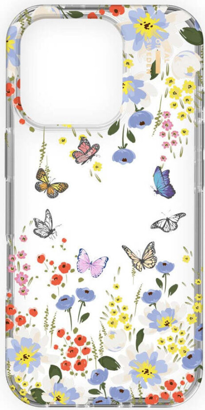 iDeal Of Sweden iPhone 16 Pro Max Clear Case - Artistic Garden