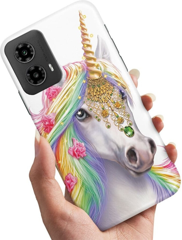 Motorola Moto G34 5G - Deksel/Mobildeksel Unicorn/Enhjørning