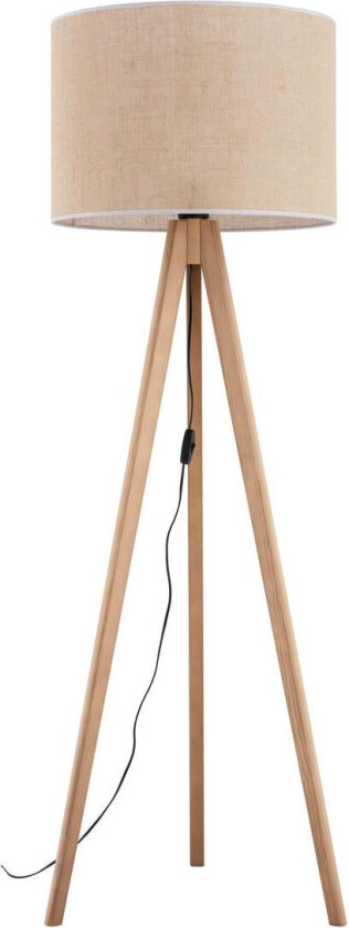 Grand gulvlampe - Furu - Natur