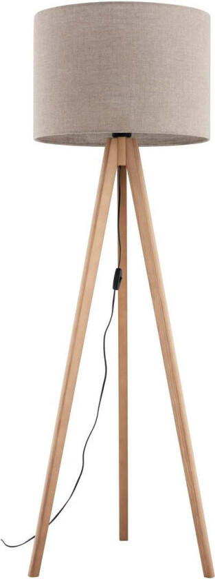 Grand gulvlampe - Furu - Lin