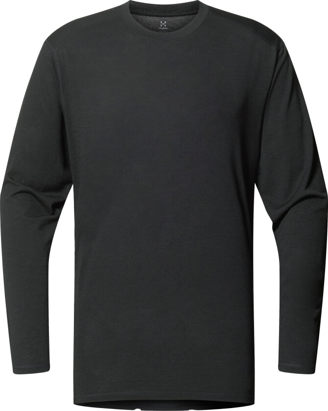 Men's Kaise Wool Long Sleeve Tee True Black