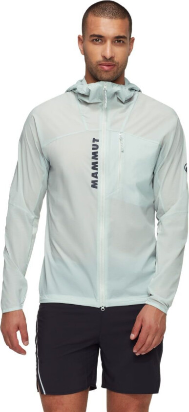 Men's Aenergy Wb Hooded Jacket Silver Sage L