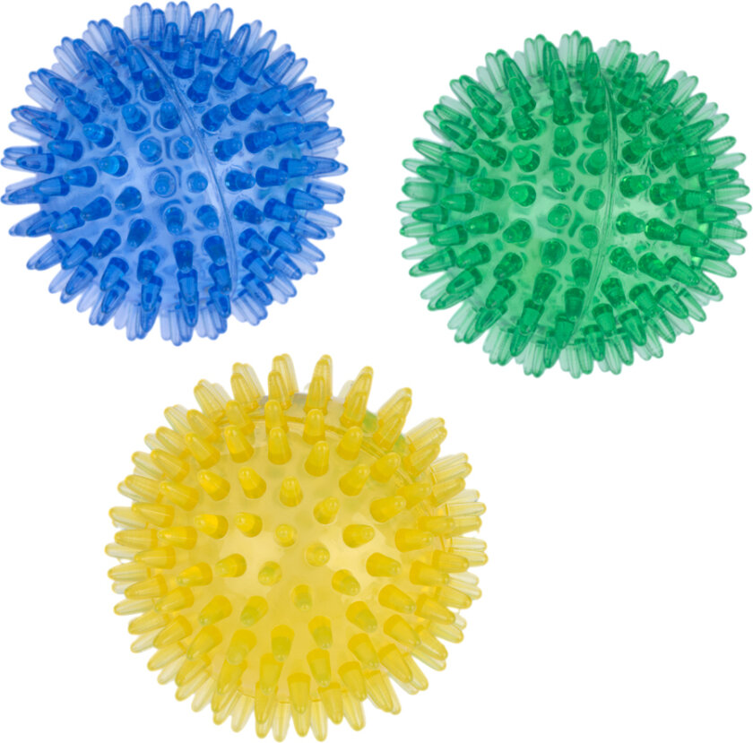 zooplus basics sett med piggballer - 3 stykker