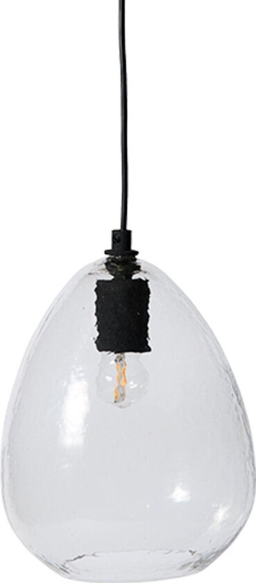 Kiho taklampe medium 20x27 cm, klar