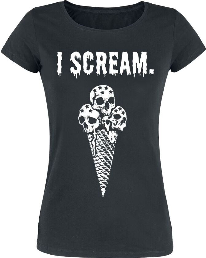 T-skjorte - Dare To Be Different - S til XXL - Damer - svart