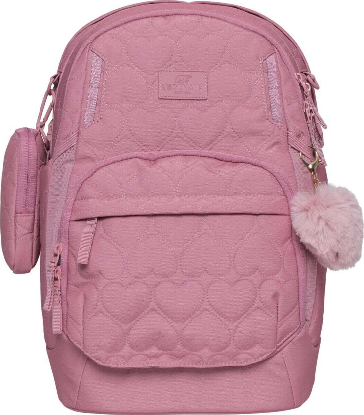 Skolesekk 2-7.kl Padded Hearts Rose Sport Air 30L