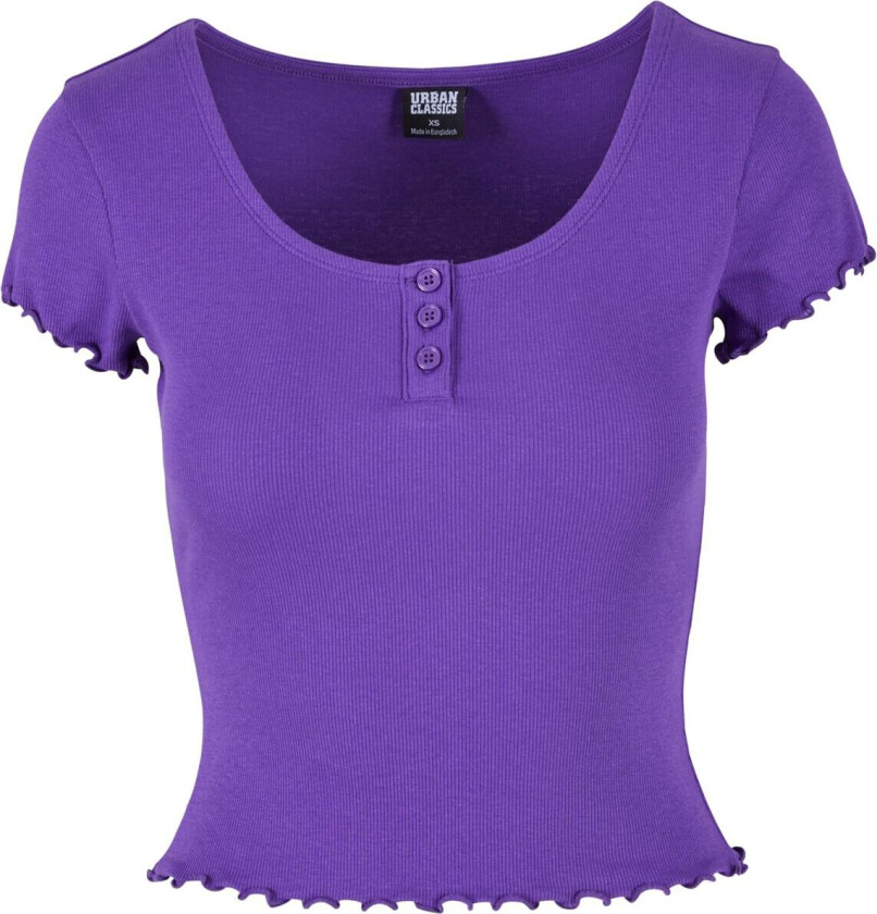 T-skjorte - Ladies’ rib babylock t-skjorte - XS til 3XL - Damer - lilla