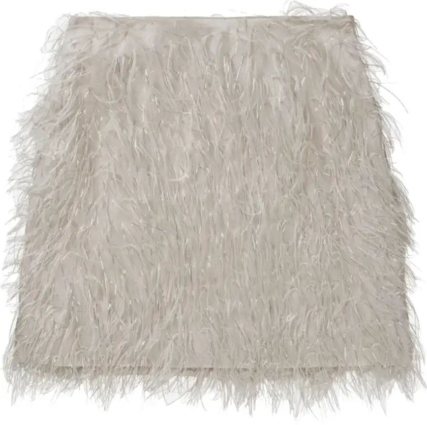Dame, Skjørt, Beige, M