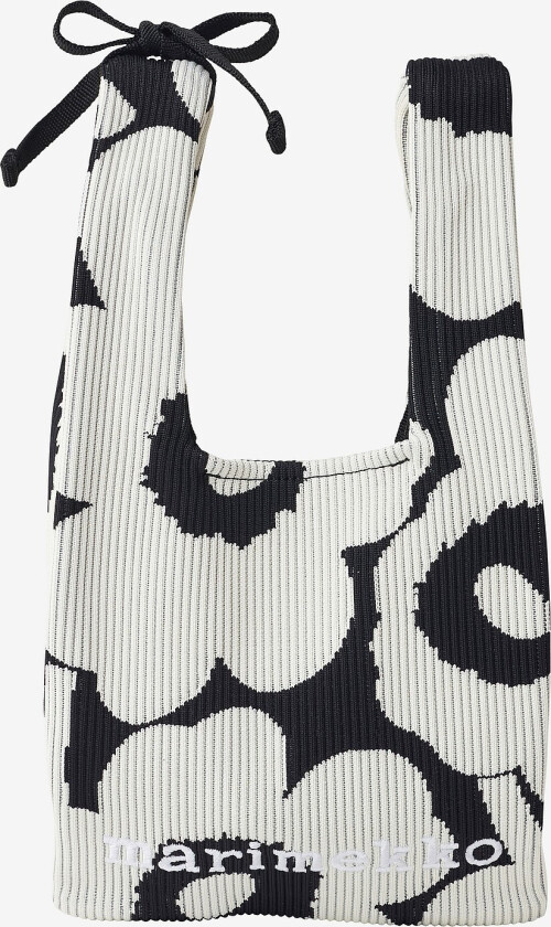 Knitted Mini Tote Unikko - Svart