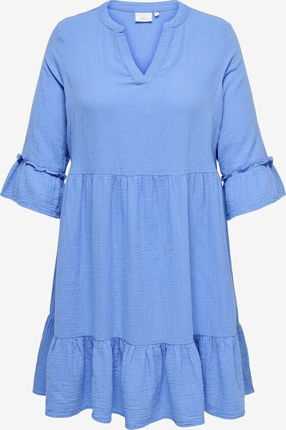 Kjole carThyra Life Peplon Dress Wvn - Blå