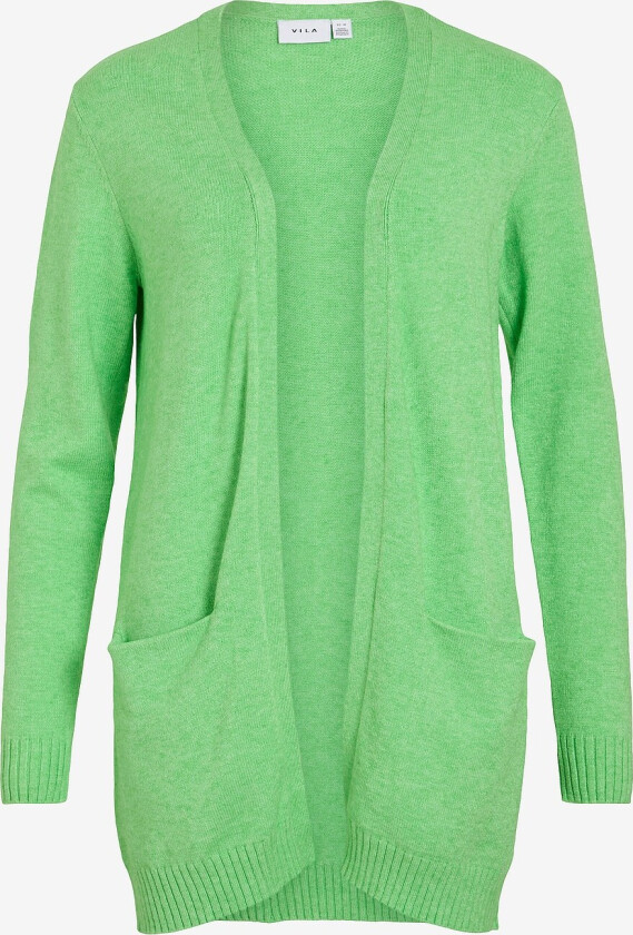 Cardigan viRil L/S Open Knit - Grønn