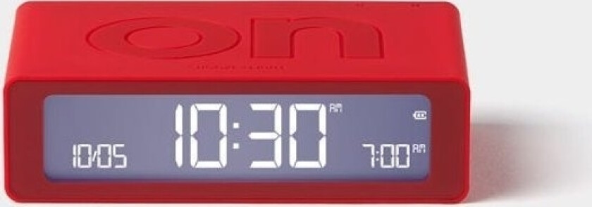 Flip Mini Alarm Clock Double Sided Red/Red Lr158r4