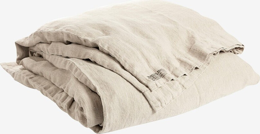 Dynetrekk Lovely i vasket lin - Beige
