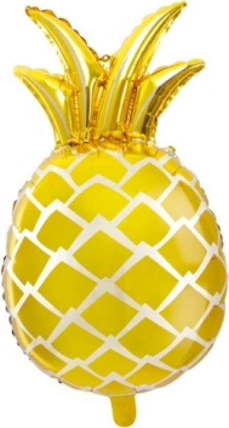 Foil Balloon Pineapple, Gold, 48X67cm Universal