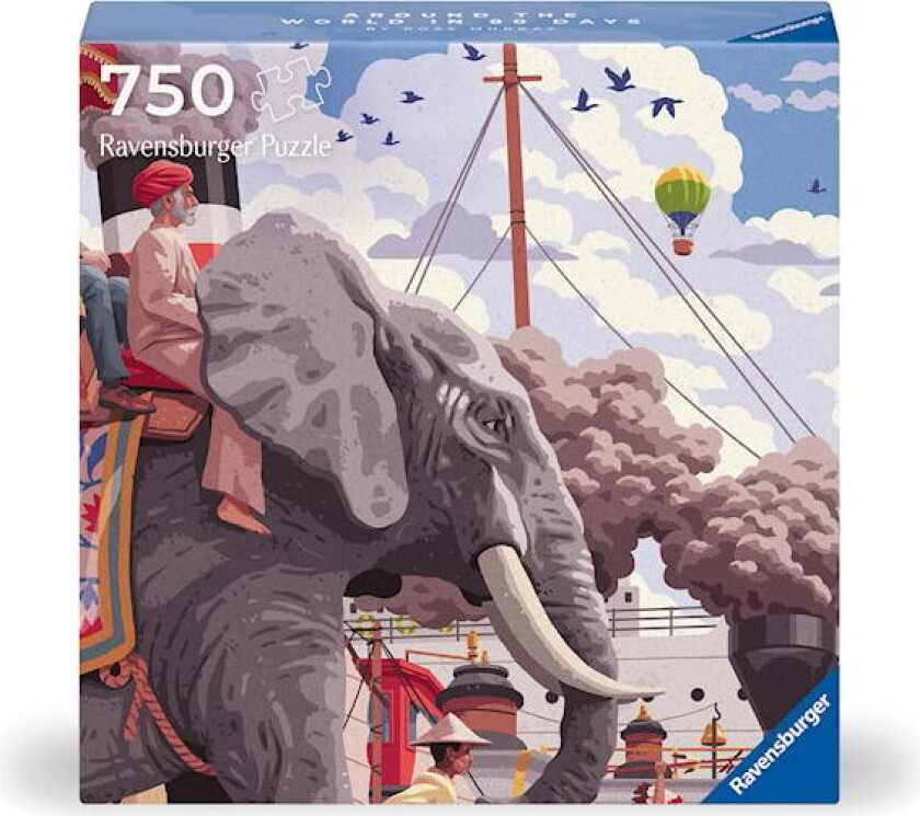 Art&Soul - Around the world in 80 days Puslespill 750 brikker, Ravensburger