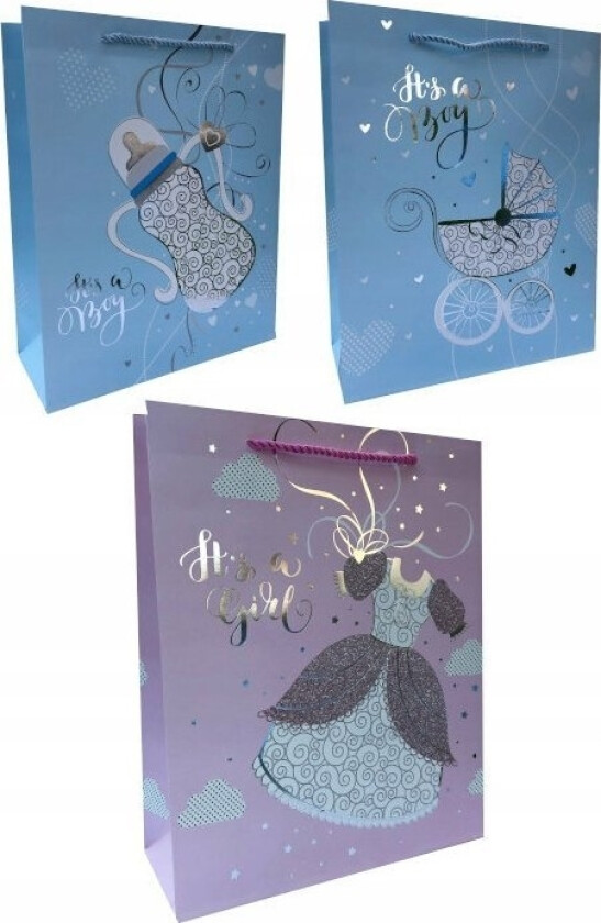 Ju-Piter Gavepose 9866B 26X32x10cm P12, Pris For 1 Stk.