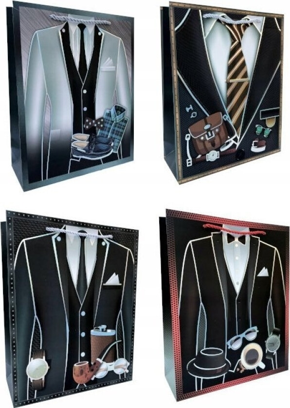 Ju-Piter Herre Gavepose 9853B 26X32x10cm P12, Pris For 1 Stk.