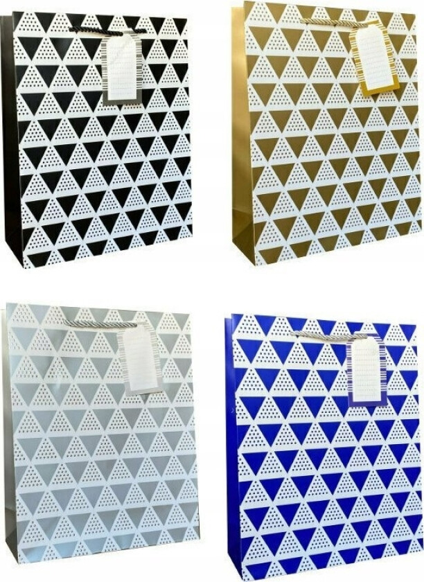 Ju-Piter Dekorativ Gavepose Metallic Jp932b P12 Mix Pris For 1 Stk