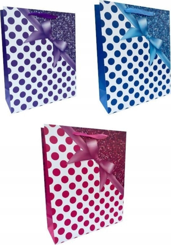Ju-Piter Gavepose Dots 059A 31X42x12cm P12, Pris For 1 Stk.