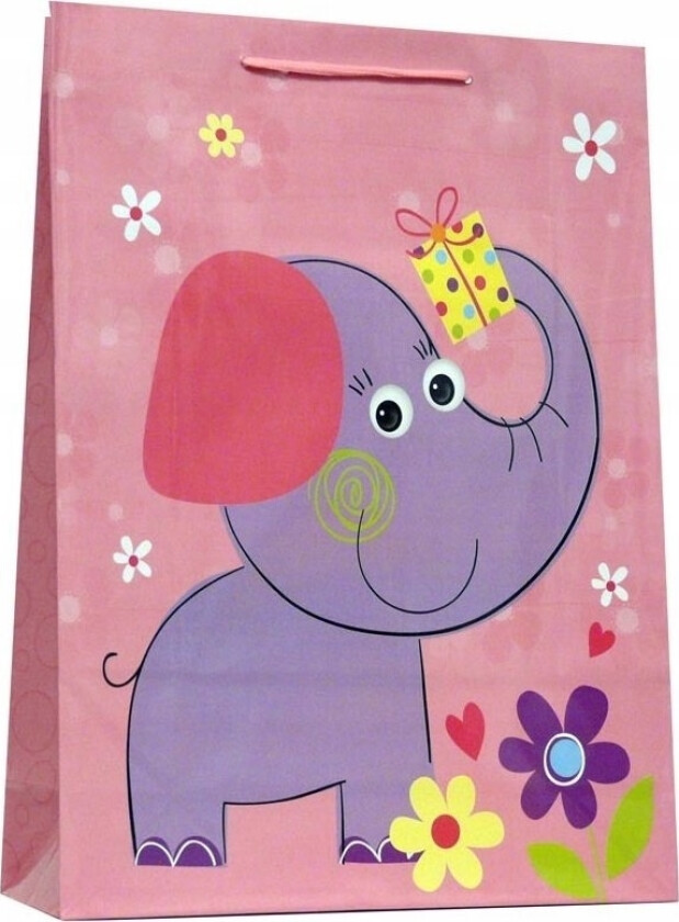 Ju-Piter Laminert Gavepose Dyr 012A 32X44x11cm P12, Pris For 1 Stk.