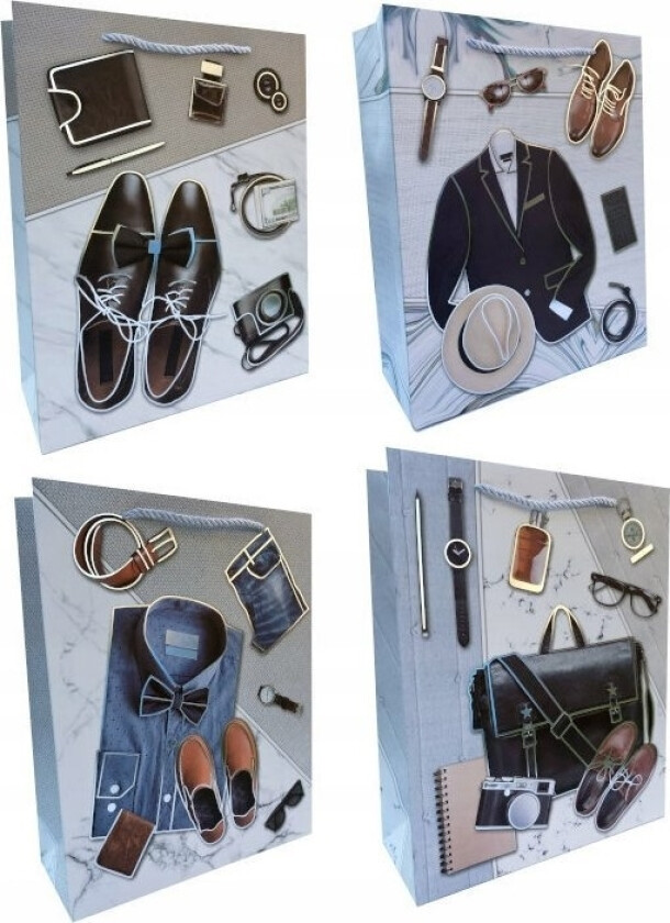 Ju-Piter Herre Gavepose 9854B 26X32x10cm P12, Pris For 1 Stk.