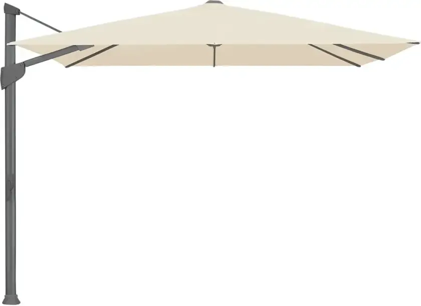 Fortano 300x300 cm parasoll antracit Cat.2 150 Eggshell