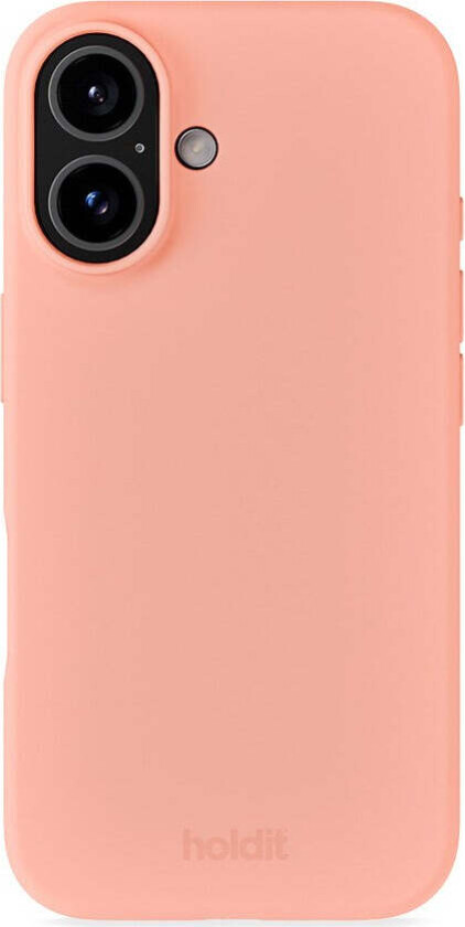 iPhone 16 Soft Touch Silikon Deksel - Pink Grape