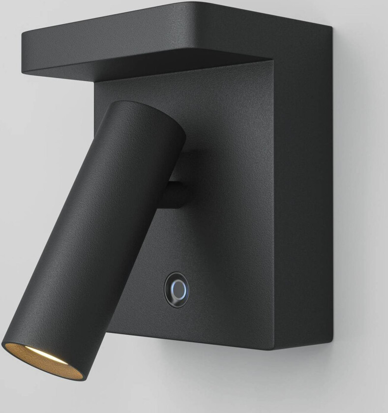 LED-vegglampe Aron, svart, dimbar, roterbar