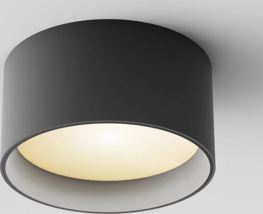 LED-downlight Vega, svart, Ø 14 cm, 15W, aluminium