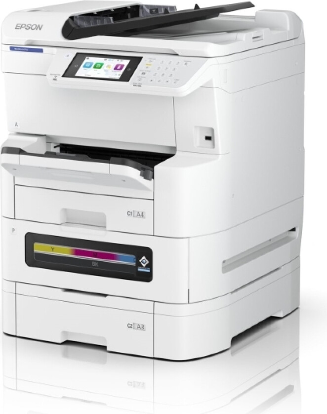 Workforce Pro Em-C8100rdwf - Multifunksjonsskriver - Farge - Ink-Jet - A3 (Medie) - Opp Til 22 Spm (Kopiering) - Opp Til 25 Spm (Trykking) - 33