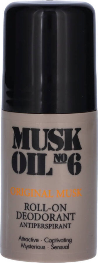 Musk Oil No 6 Original Musk Roll-On Deodorant 75 ml