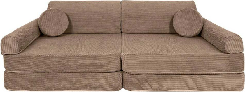 Meowbaby Slimcord Sofa, Brun - Sittemøbler - 100% Polyester