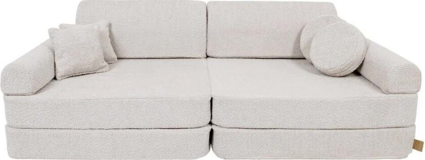 Meowbaby Premium Boulce Sofa, Champagne Ecru - Sittemøbler - Polyester,Elastan