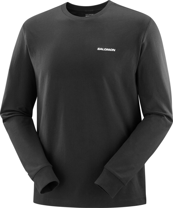 Men's Logo Long Sleeve Tee Deep Black