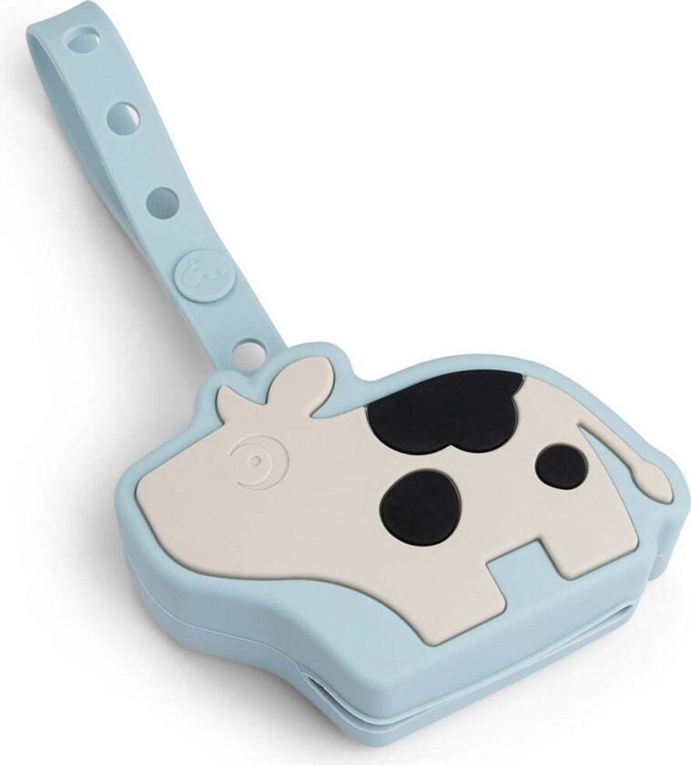 Bilde av Silikon Smokkboks, Dotti Blue - Smokkesnor - Silikon